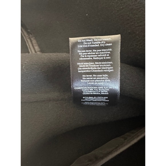 ANINE BING Quinn Blazer Black Cashmere Blend - Women's XXS - MSRP $650 - Picture 14 of 15